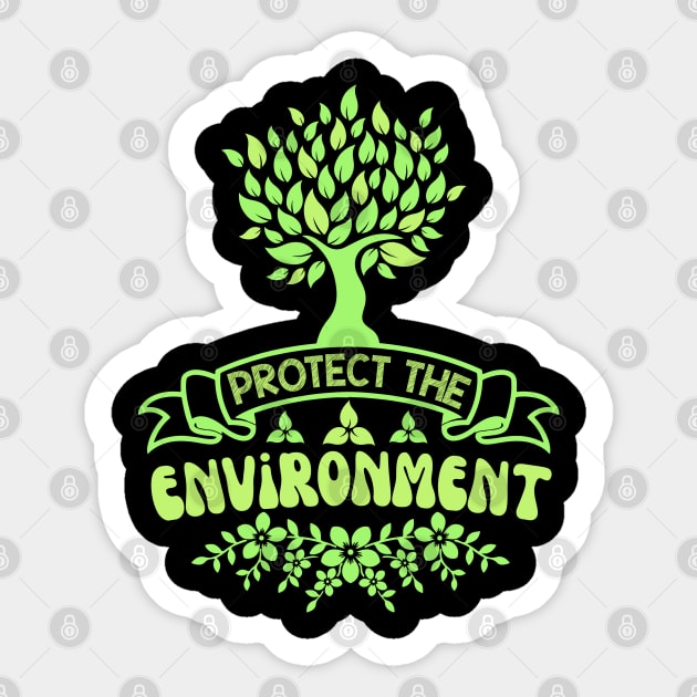 Protect The Environment Sticker by The WYLD Tribe